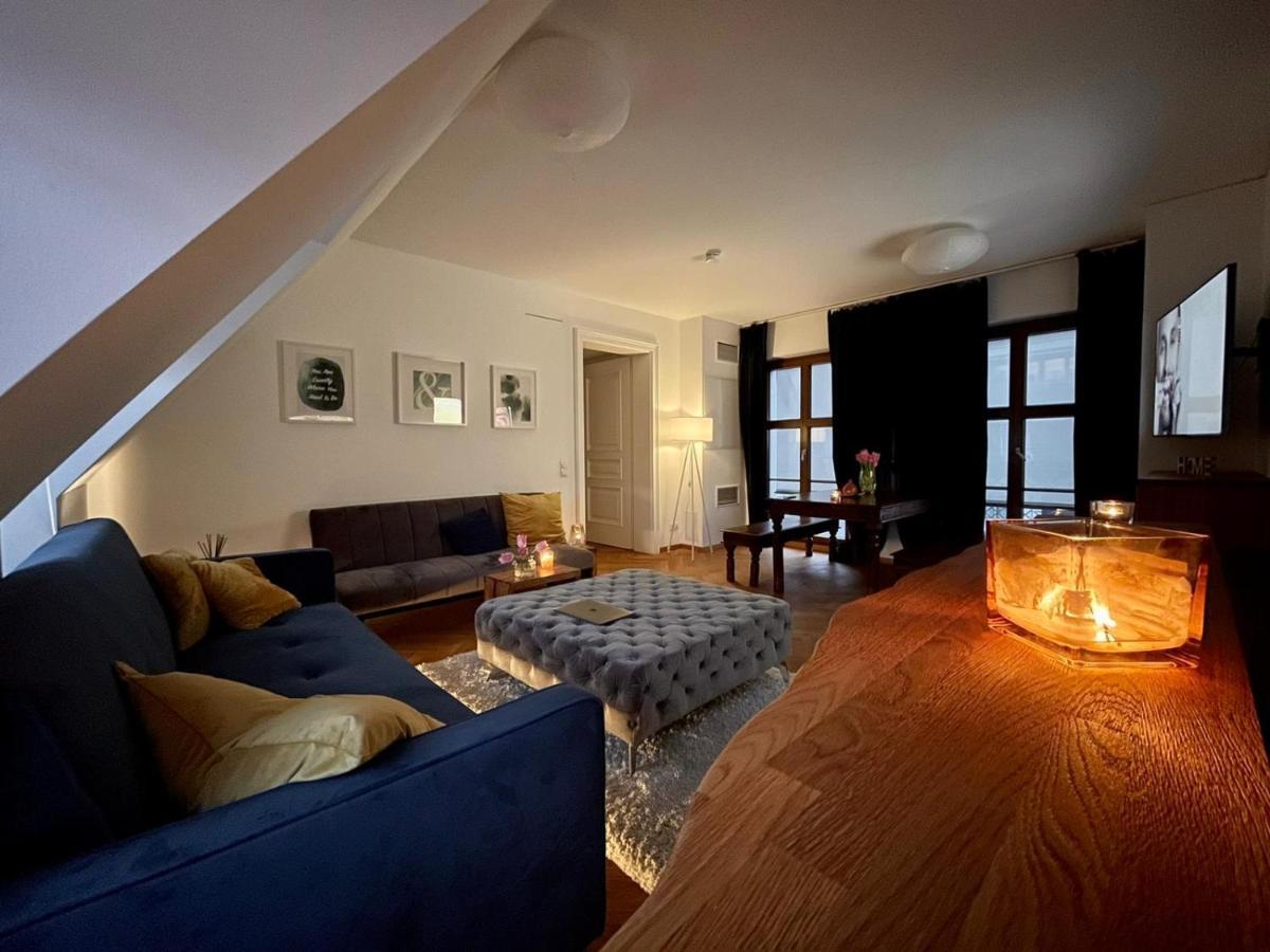 Modernes Apartment An Der Frauenkirche เดรสเดน ภายนอก รูปภาพ