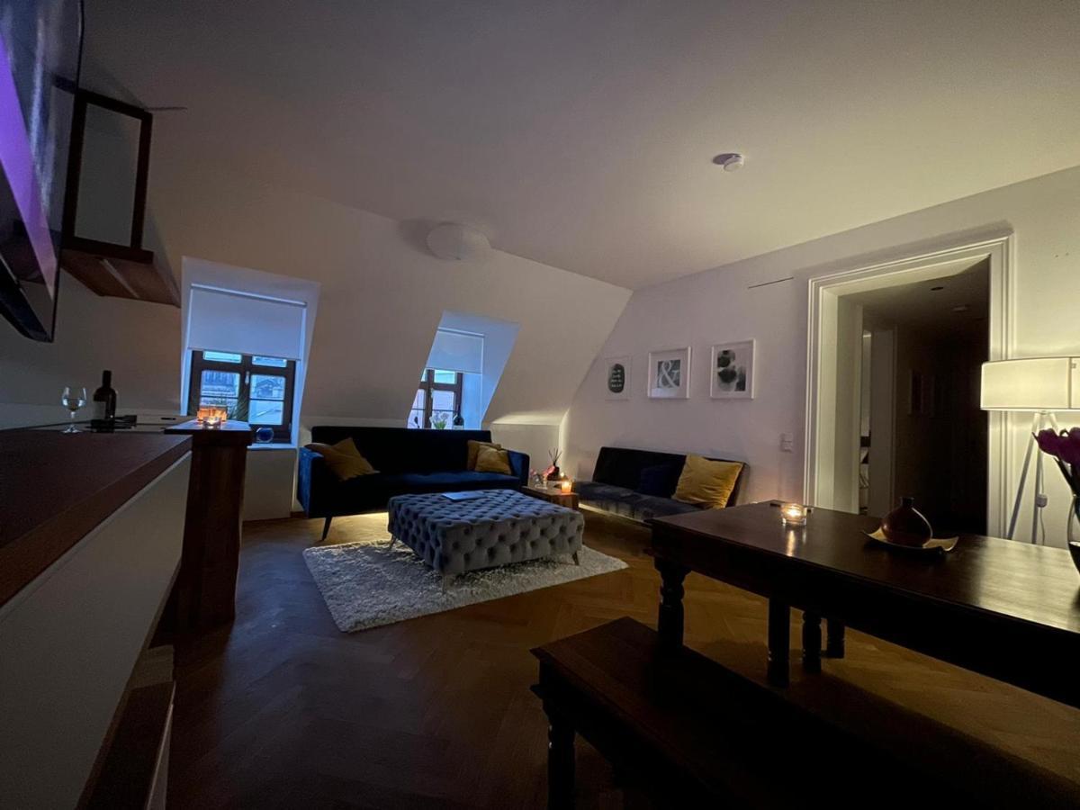 Modernes Apartment An Der Frauenkirche เดรสเดน ภายนอก รูปภาพ